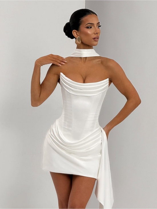 babyboo Dresses & Skirts - Babyboo Mona Mini Dress in Ivory - Size XS